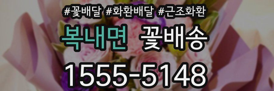 복내면 꽃배송