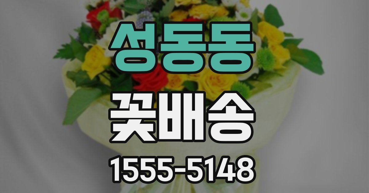 성동동 꽃배송