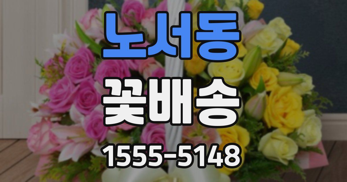 노서동 꽃배송