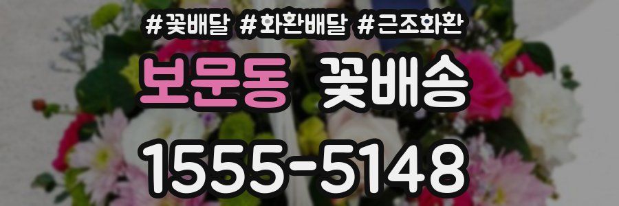 보문동 꽃배송