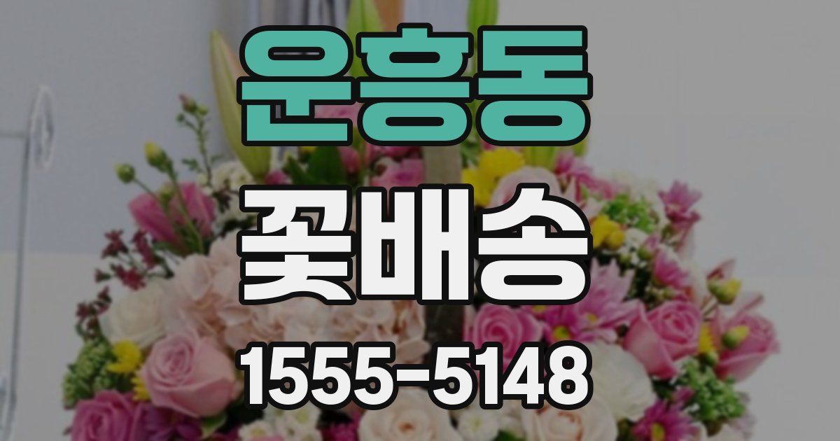 운흥동 꽃배송