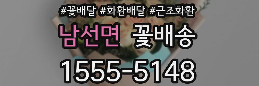 남선면 꽃배송