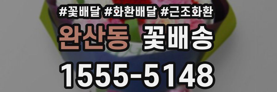 완산동 꽃배송