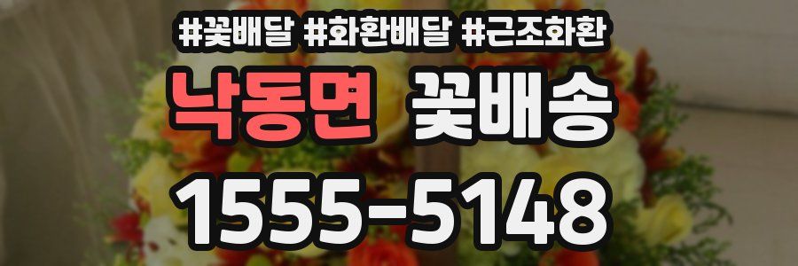 낙동면 꽃배송