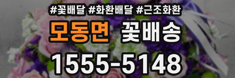 모동면 꽃배송