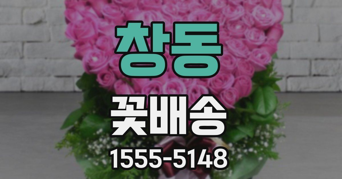 창동 꽃배송