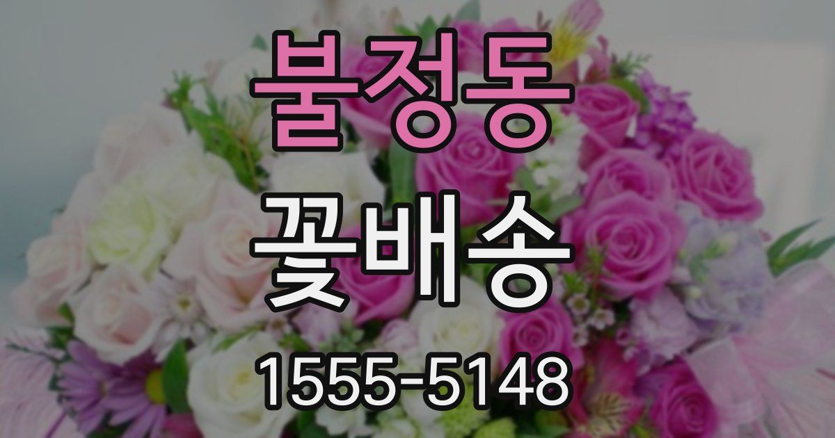 불정동 꽃배송