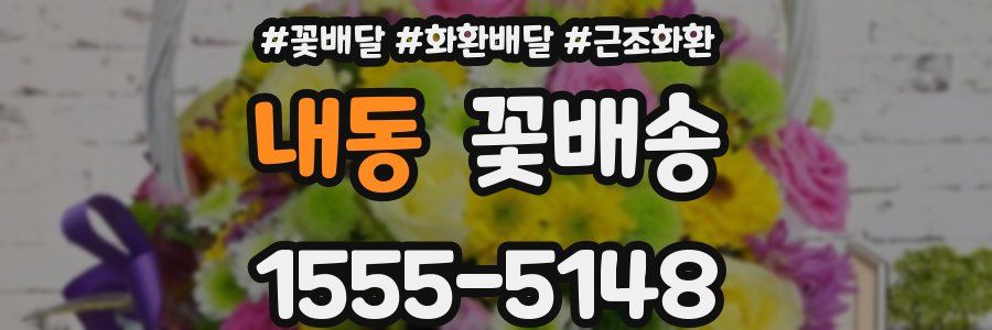 내동 꽃배송