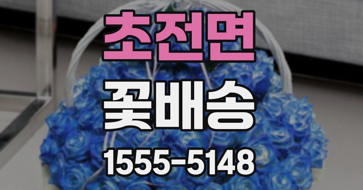 초전면 꽃배송