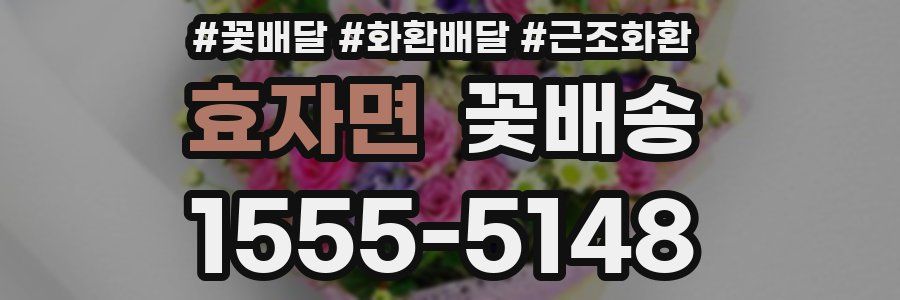 효자면 꽃배송