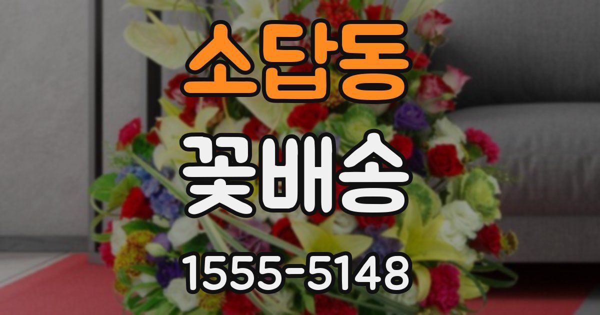 소답동 꽃배송
