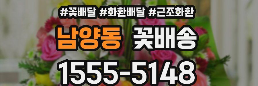 남양동 꽃배송