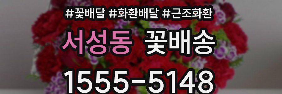 서성동 꽃배송