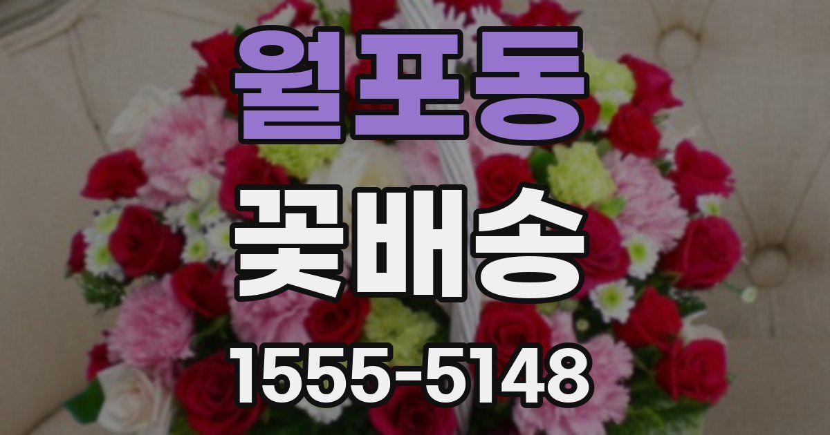 월포동 꽃배송