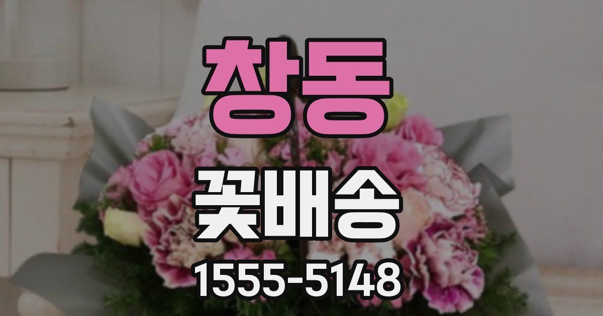 창동 꽃배송