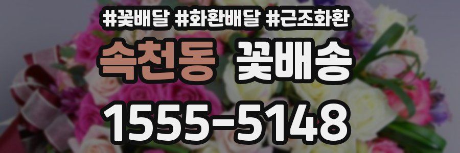 속천동 꽃배송