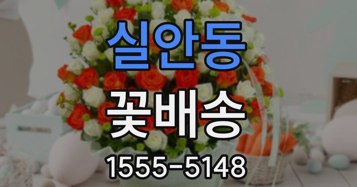 실안동 꽃배송
