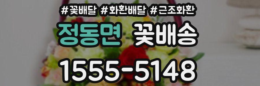 정동면 꽃배송