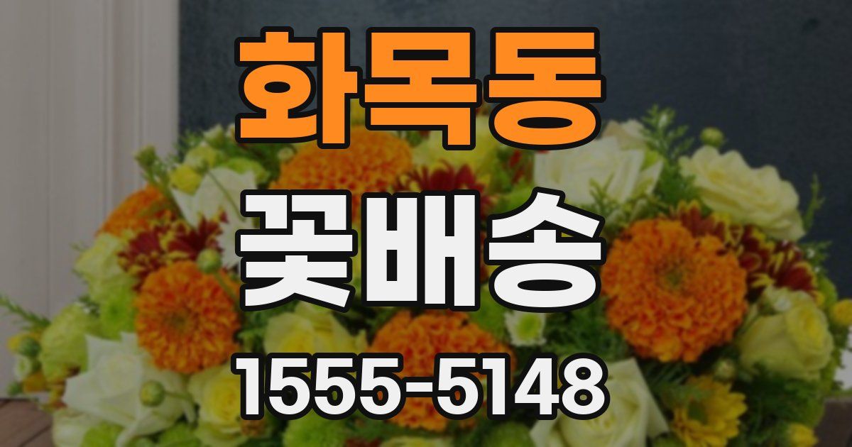 화목동 꽃배송