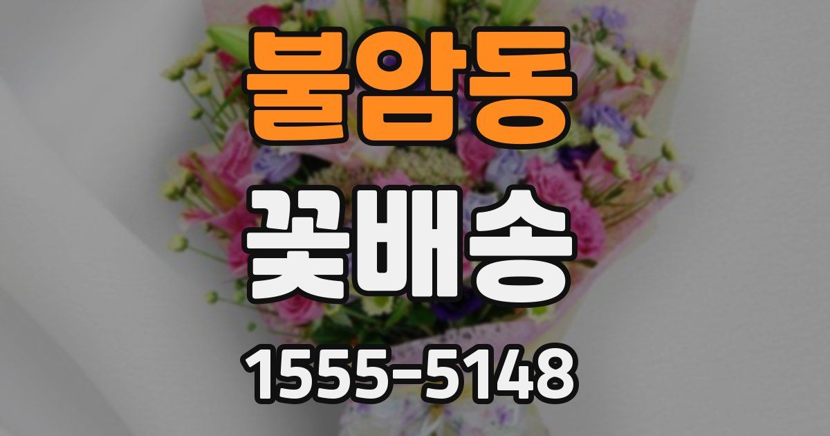 불암동 꽃배송