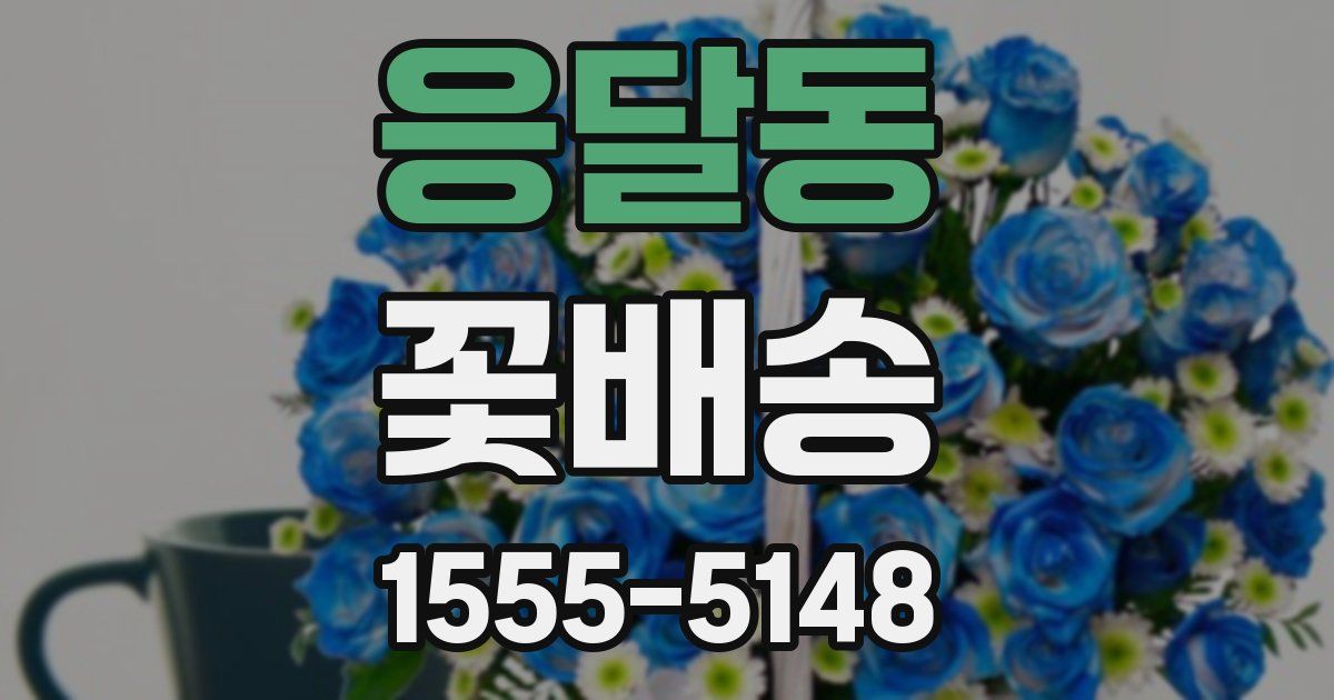 응달동 꽃배송