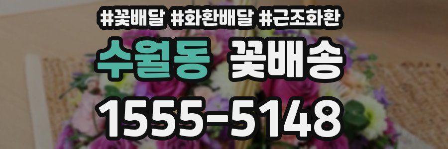 수월동 꽃배송