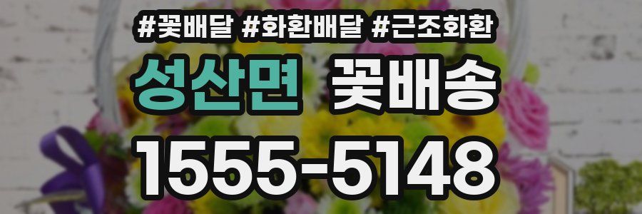 성산면 꽃배송