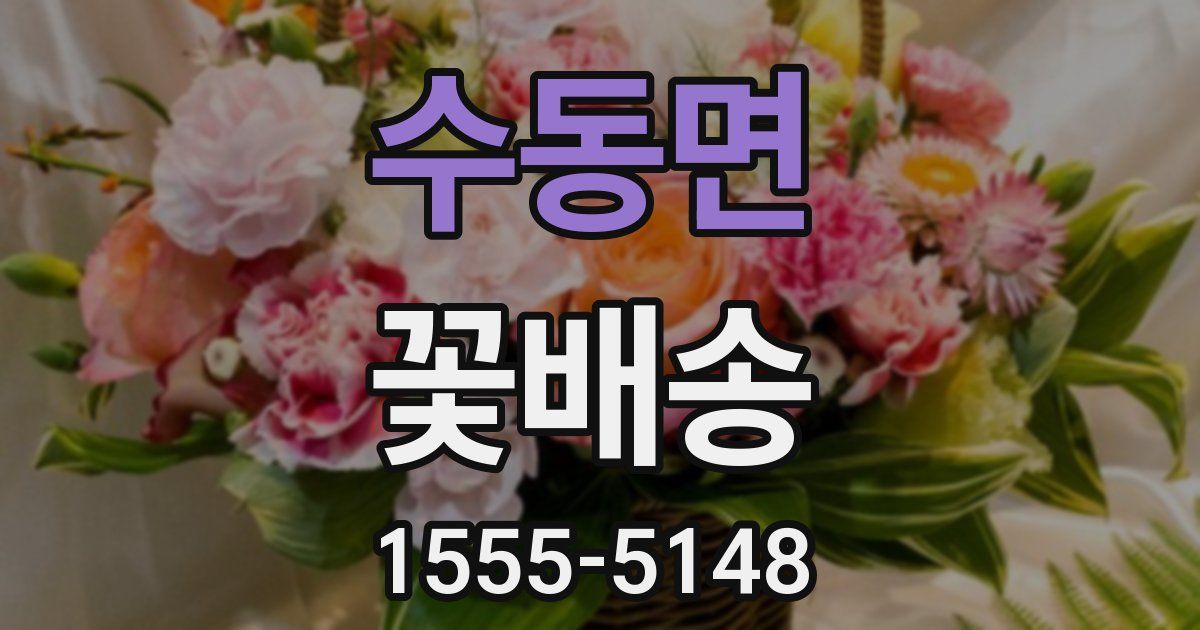 수동면 꽃배송