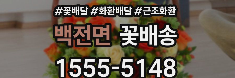 백전면 꽃배송