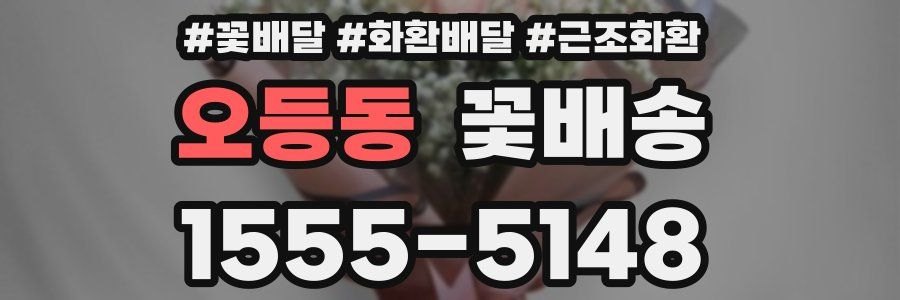 오등동 꽃배송