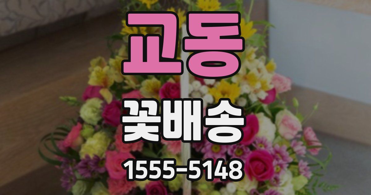 교동 꽃배송