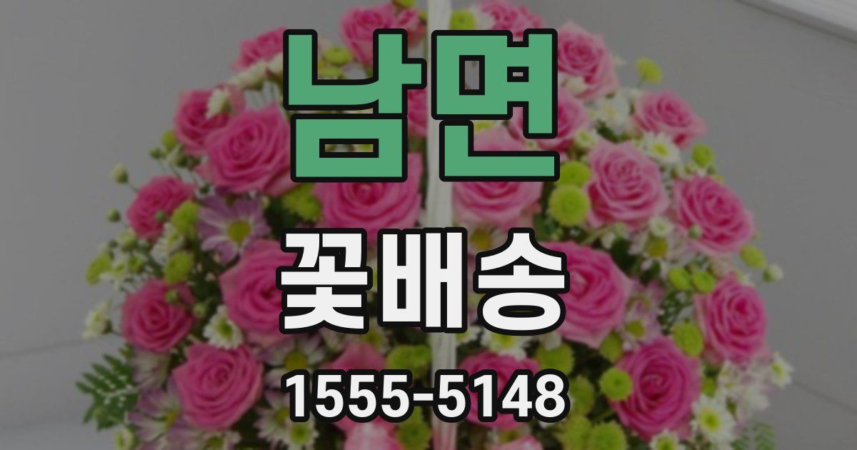 남면 꽃배송