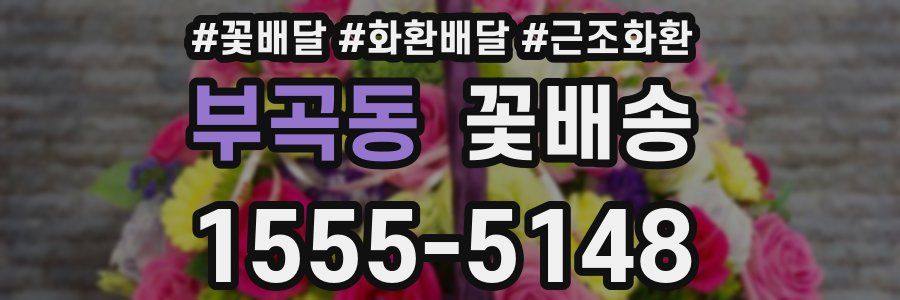 부곡동 꽃배송