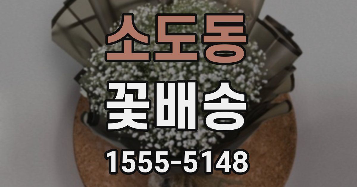 소도동 꽃배송