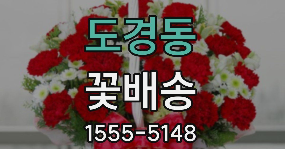 도경동 꽃배송