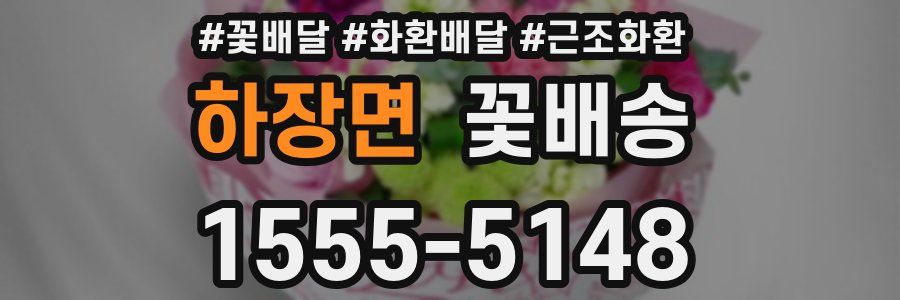 하장면 꽃배송