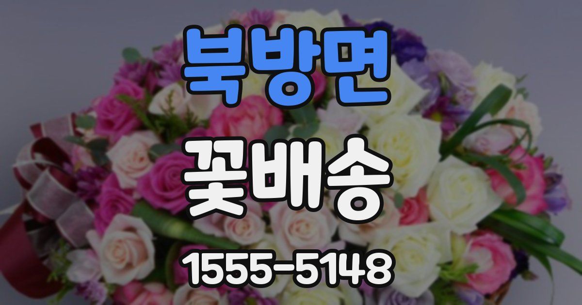 북방면 꽃배송