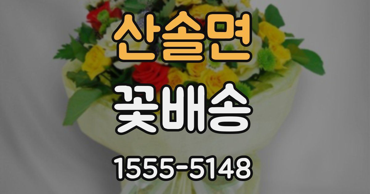 산솔면 꽃배송