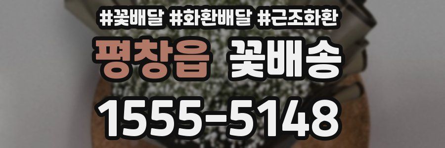 평창읍 꽃배송