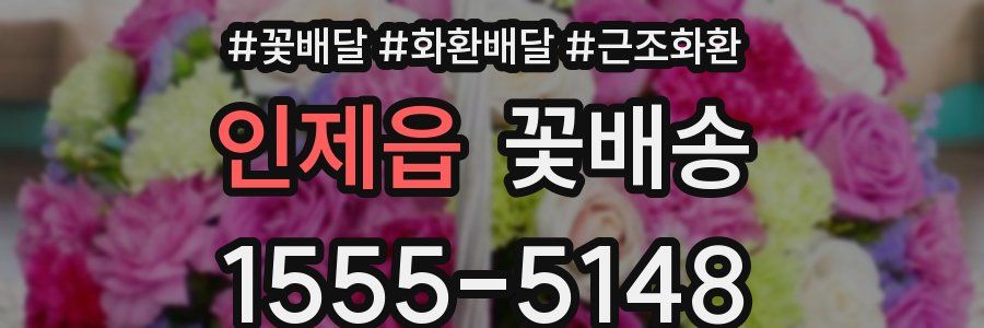 인제읍 꽃배송