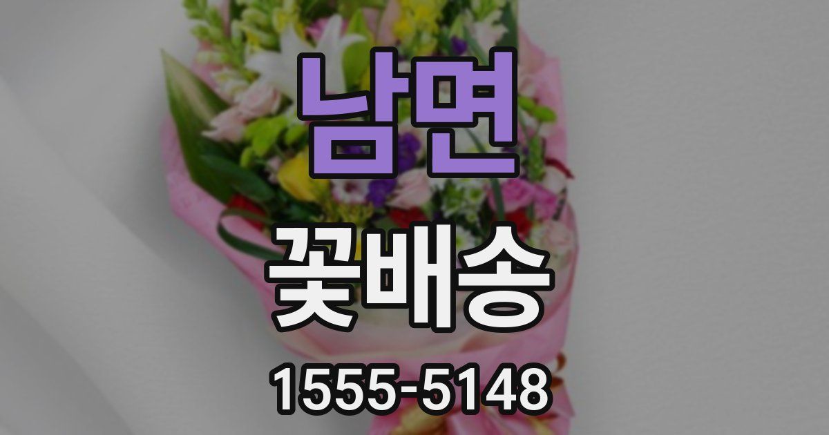 남면 꽃배송