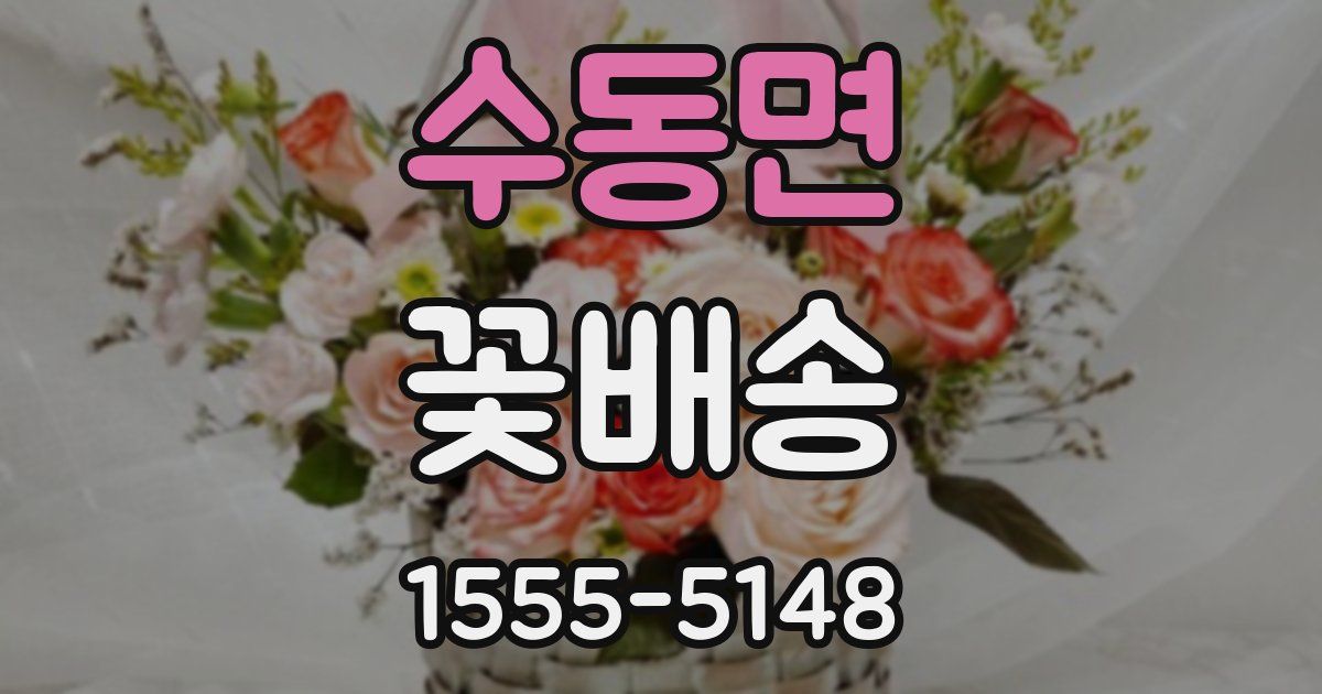 수동면 꽃배송