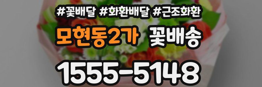 모현동2가 꽃배송