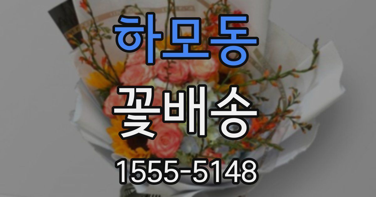하모동 꽃배송