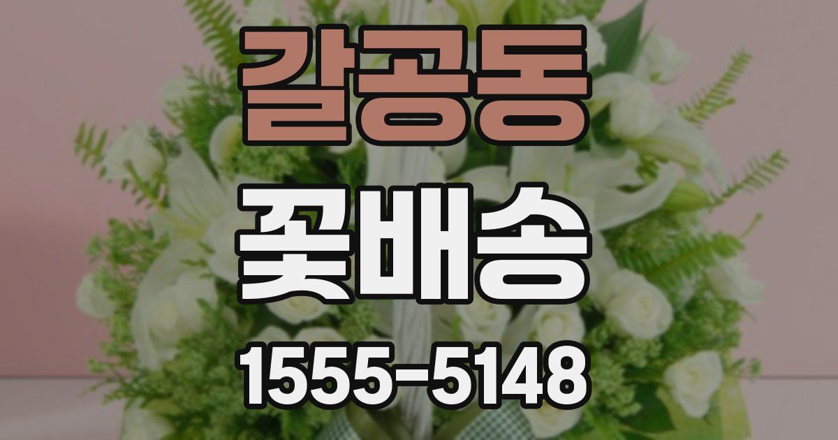 갈공동 꽃배송