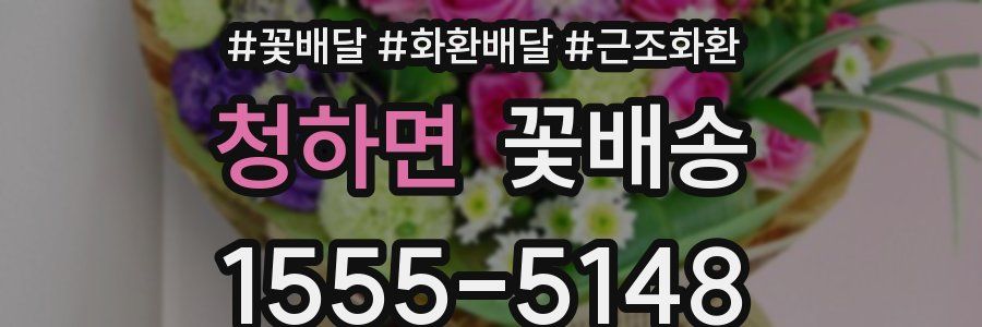 청하면 꽃배송