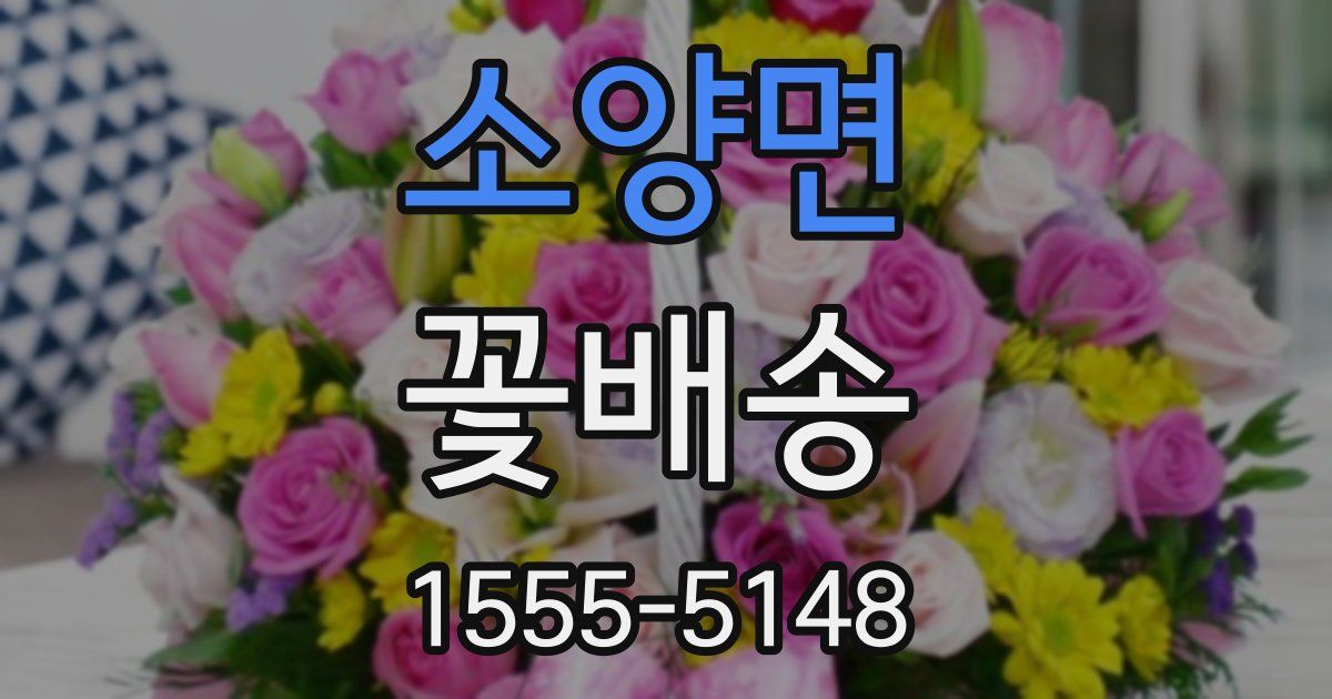 소양면 꽃배송