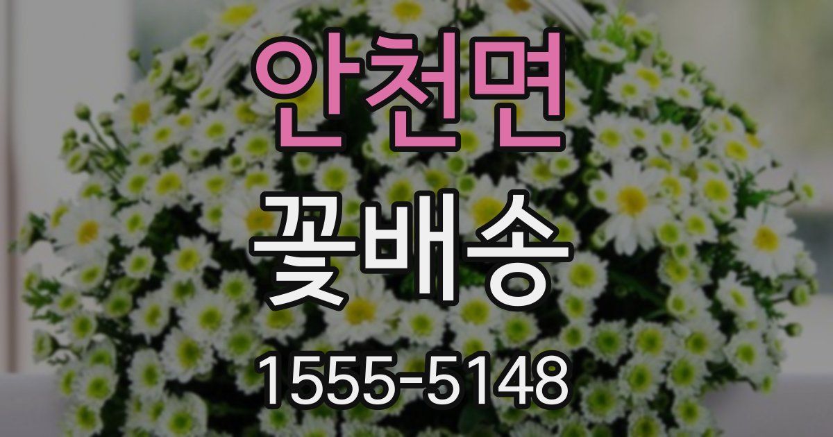 안천면 꽃배송