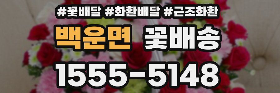 백운면 꽃배송
