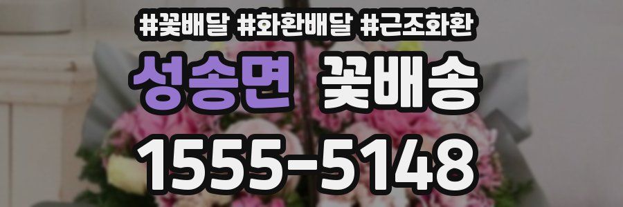성송면 꽃배송